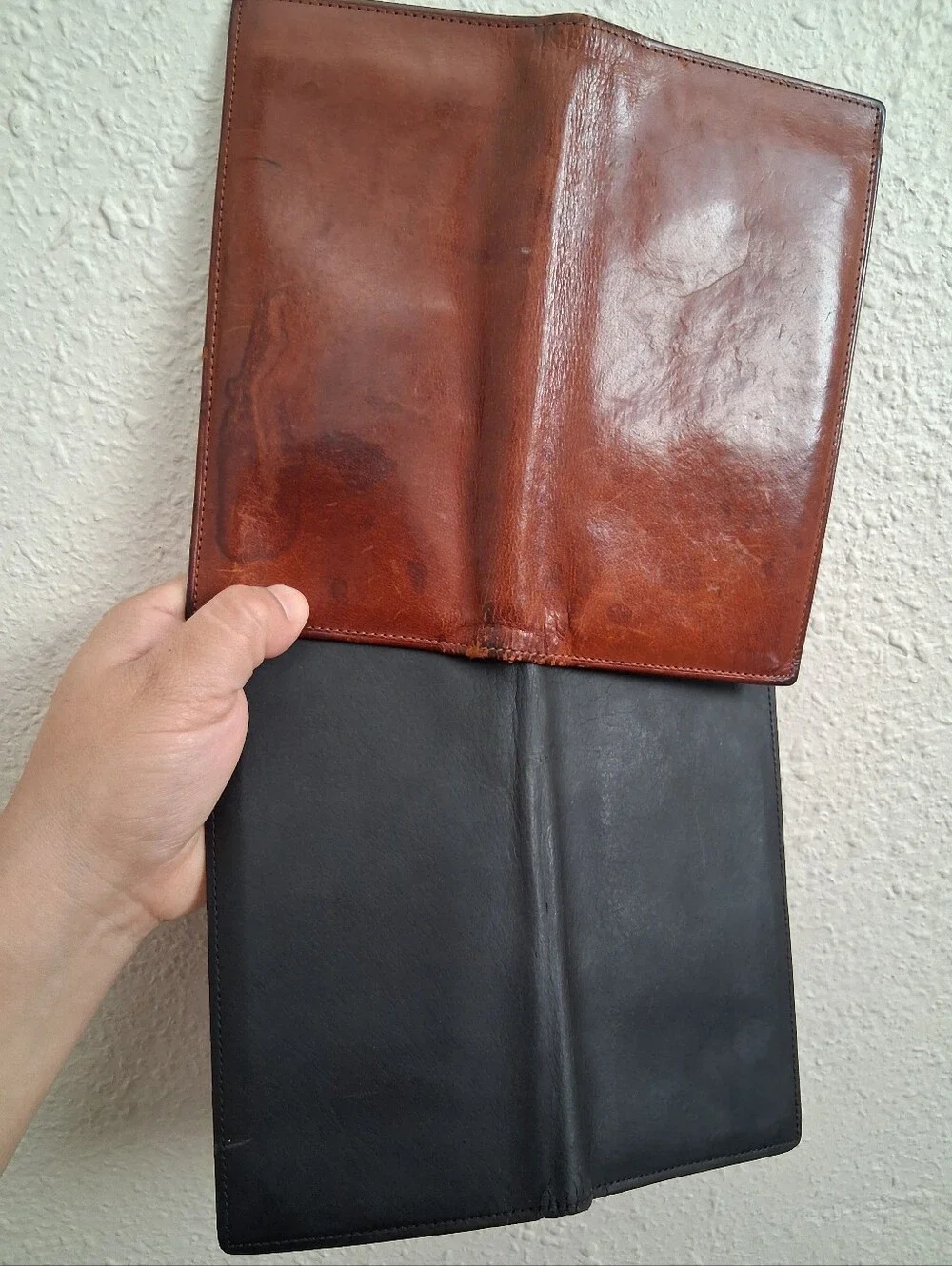 2 Piece Vintage Coach Mens Breast Wallet (Project Bundle) Please See Pics